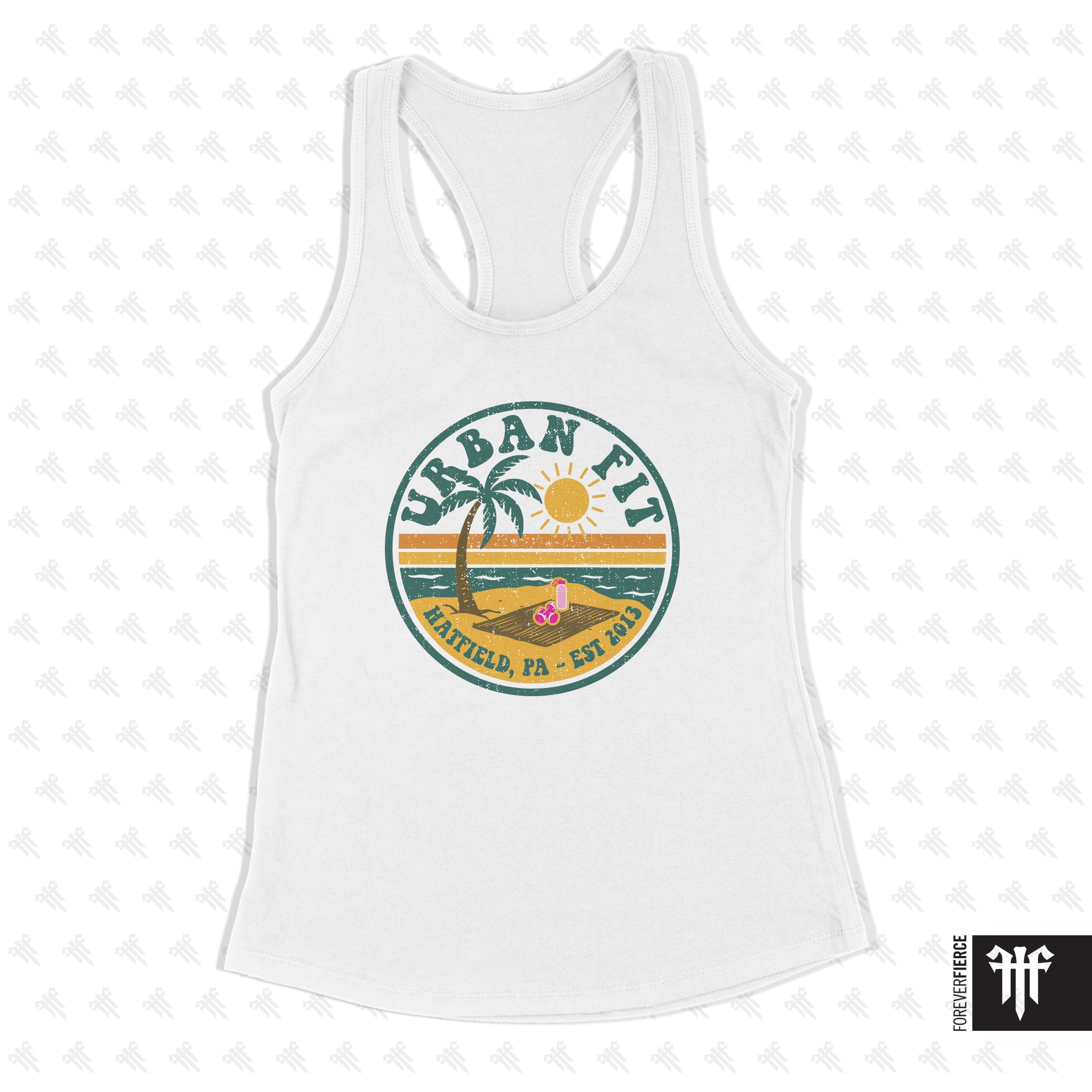 Urban Fit July 2026 Sunny Beach Womens Racerback