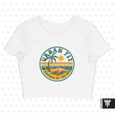 Urban Fit July 2026 Sunny Beach Womens Crop Tee