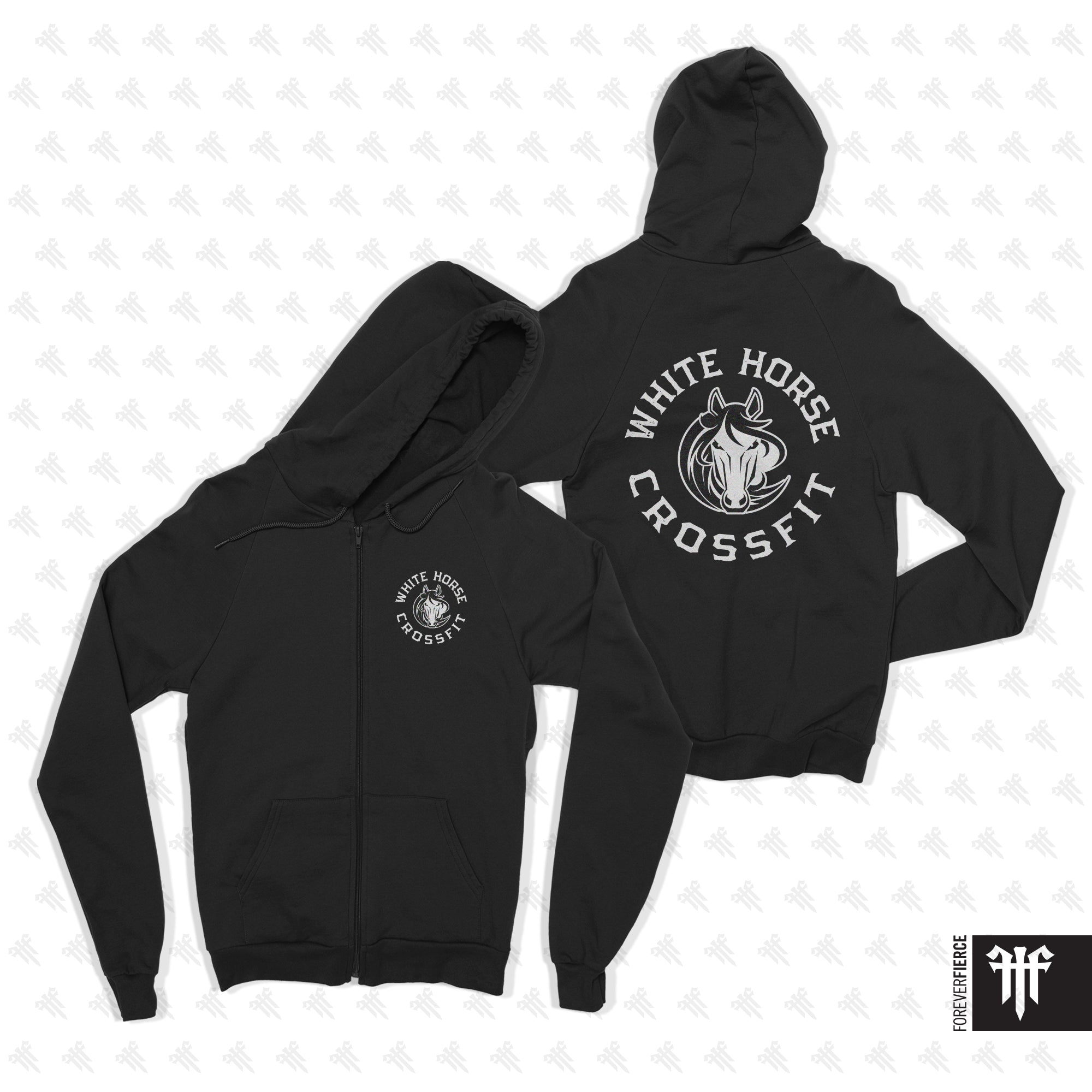 White Horse CrossFit October 2025 Full-Zip Hoodie