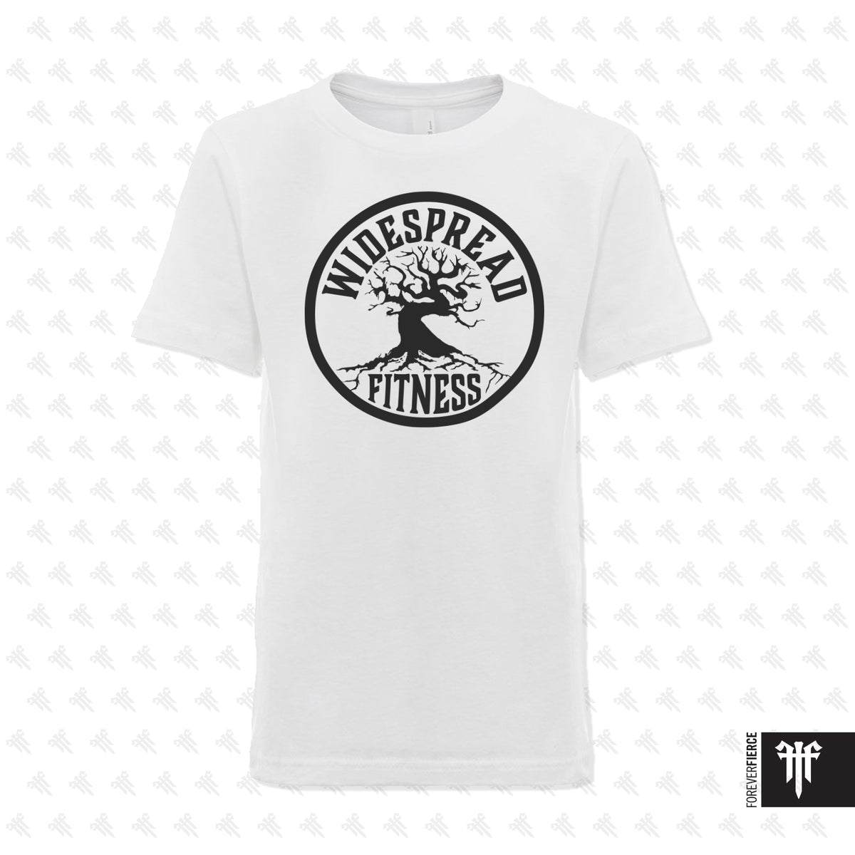 Widespread Fitness Tie Dye Party 2026 Youth Tee - White