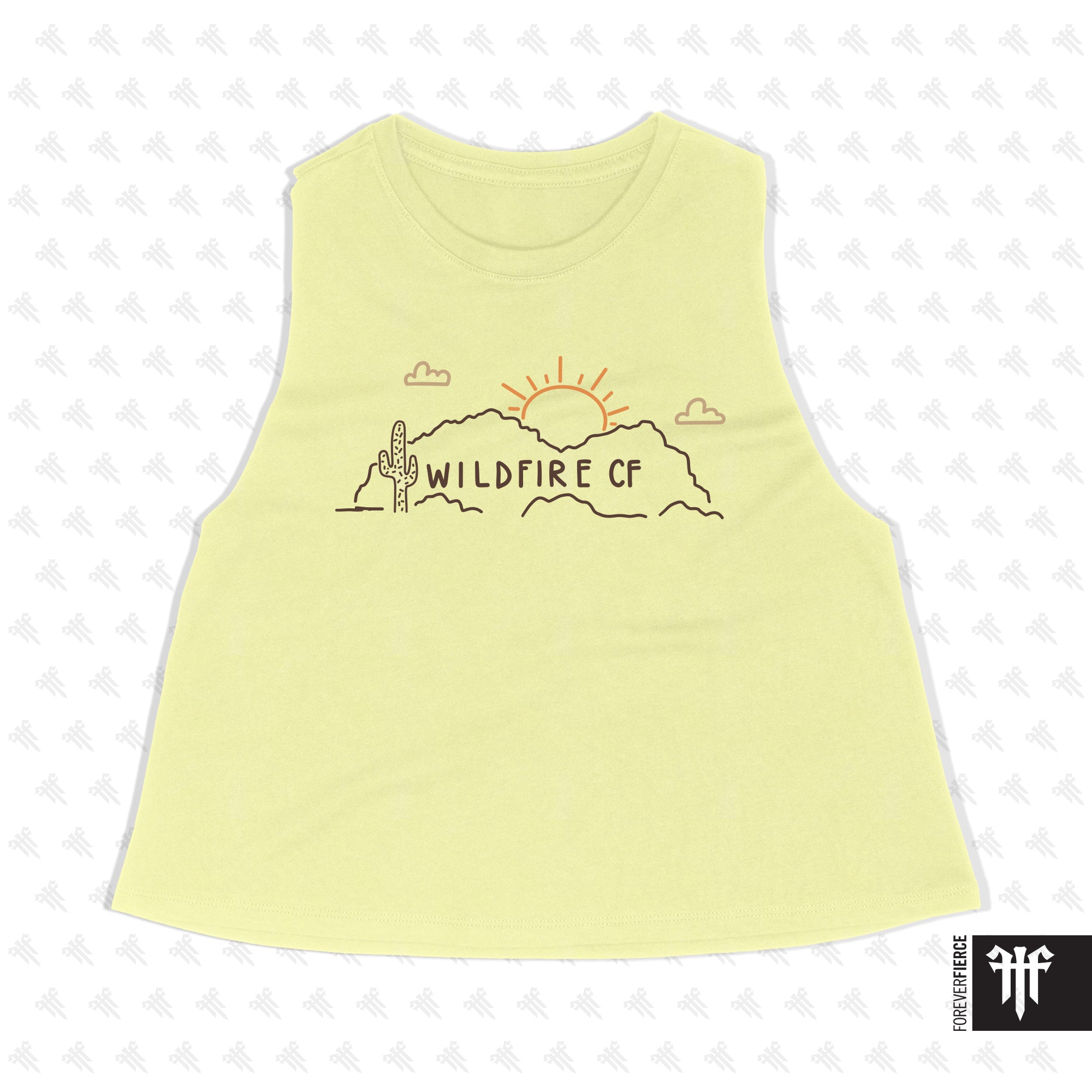 WildFire CrossFit June 2025 Womens Crop Tank