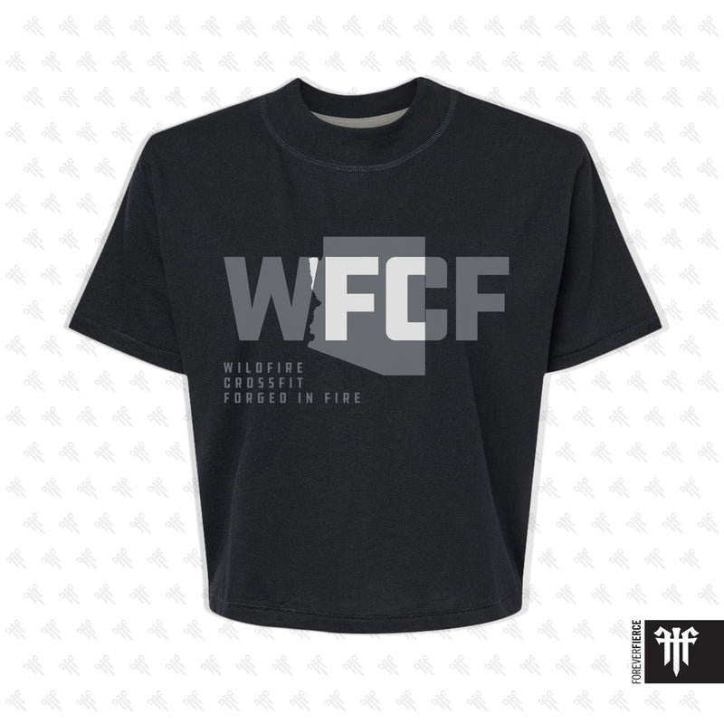 WildFire CrossFit October 2026 WFCF Arizona Womens Boxy Tee