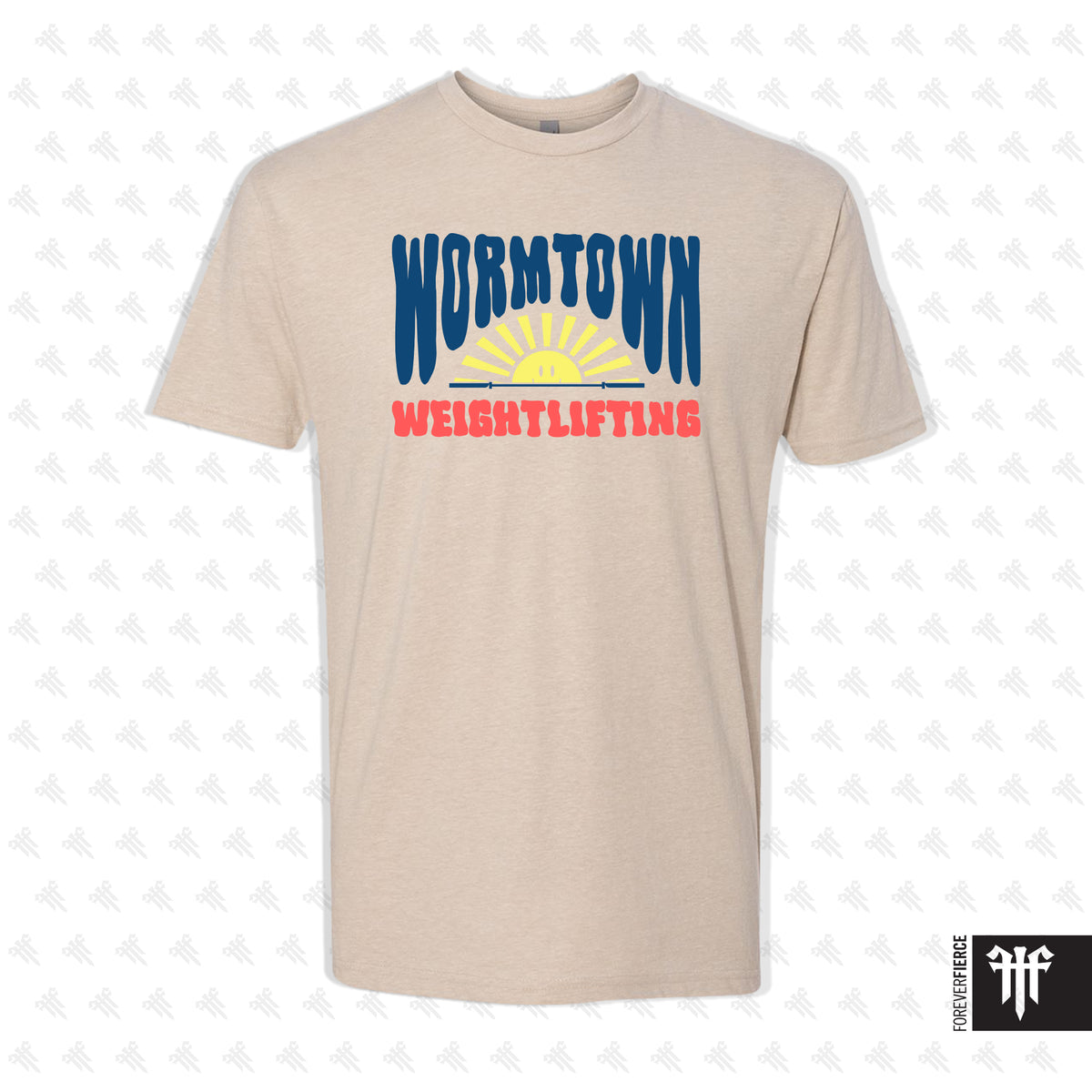 Wormtown Weightlifting August 2026 Tee - Cream