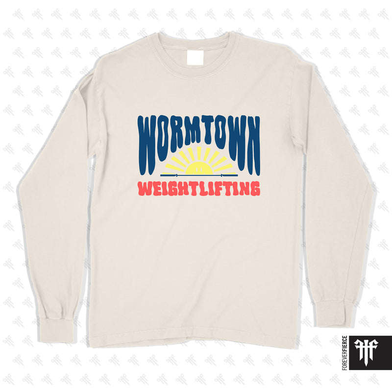Wormtown Weightlifting August 2026 Longsleeve - Ivory