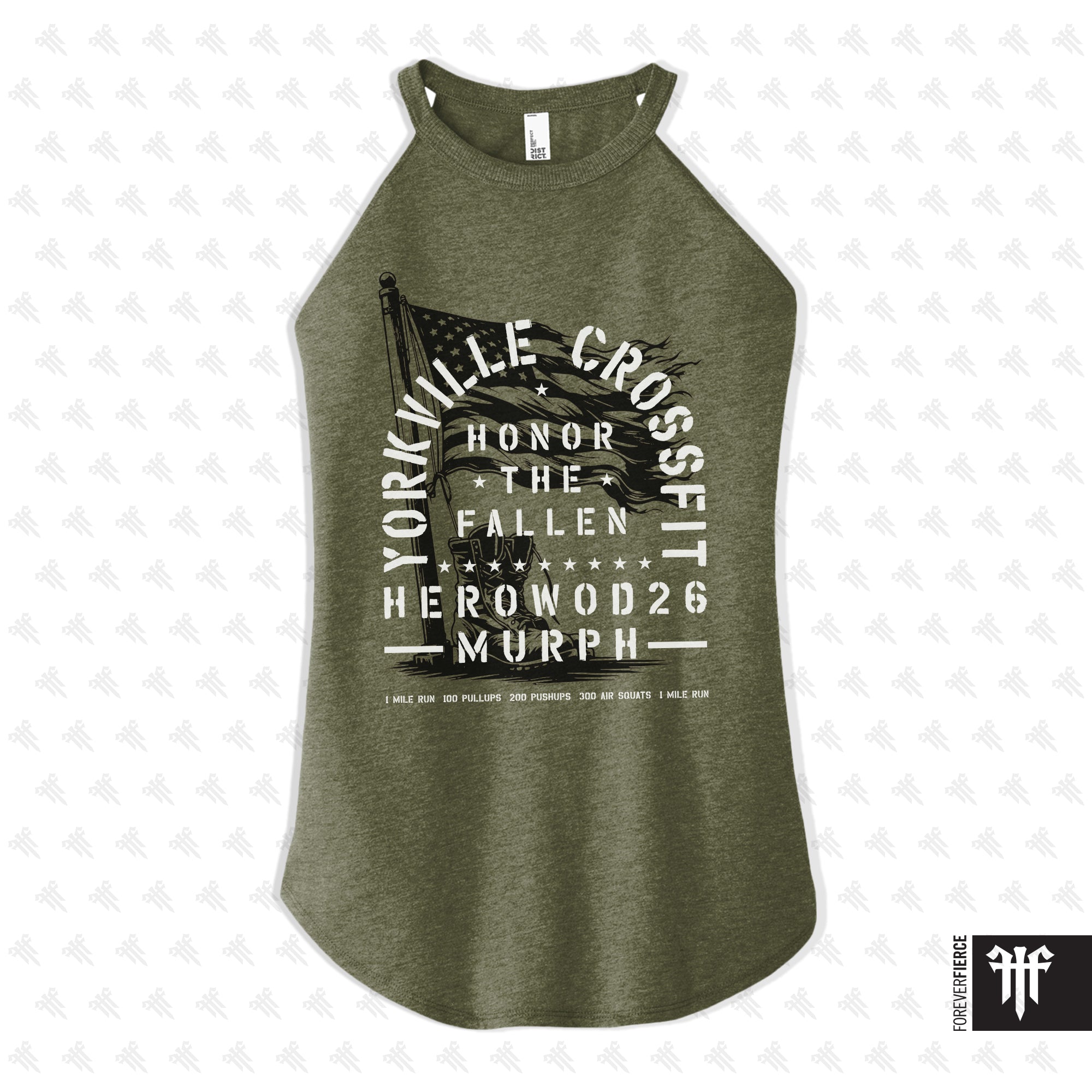 Yorkville CrossFit April 2026 Womens Rocker Tank