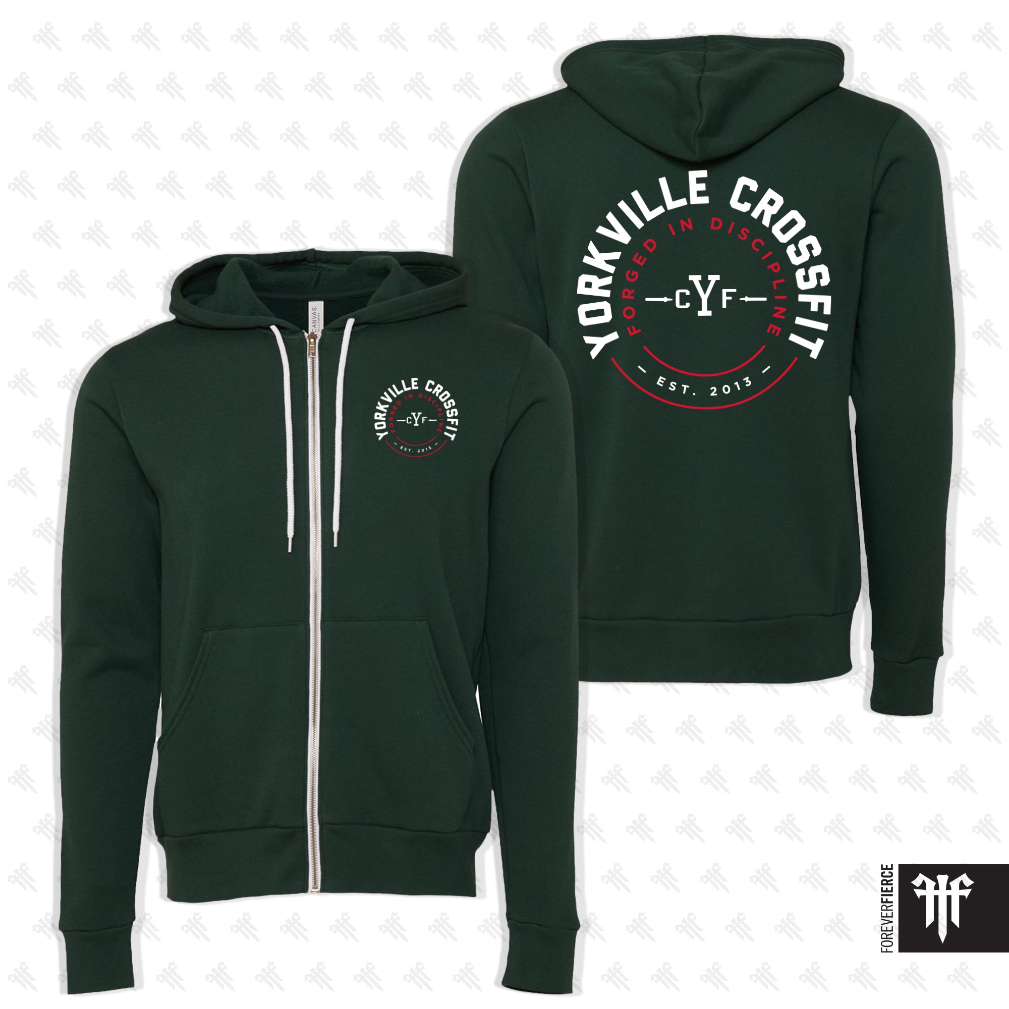 Yorkville CrossFit October 2025 Full-Zip Hoodie
