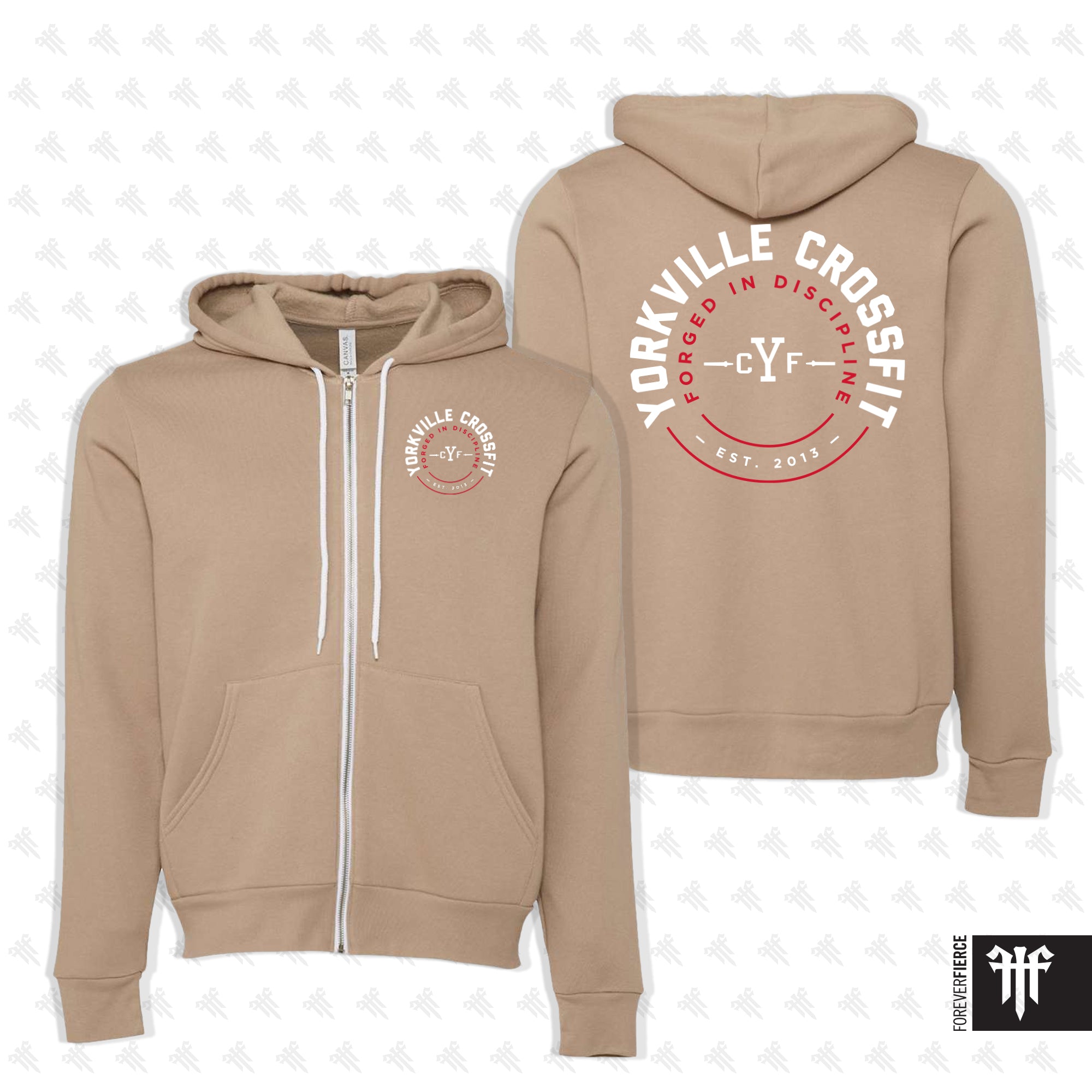Yorkville CrossFit October 2025 Full-Zip Hoodie