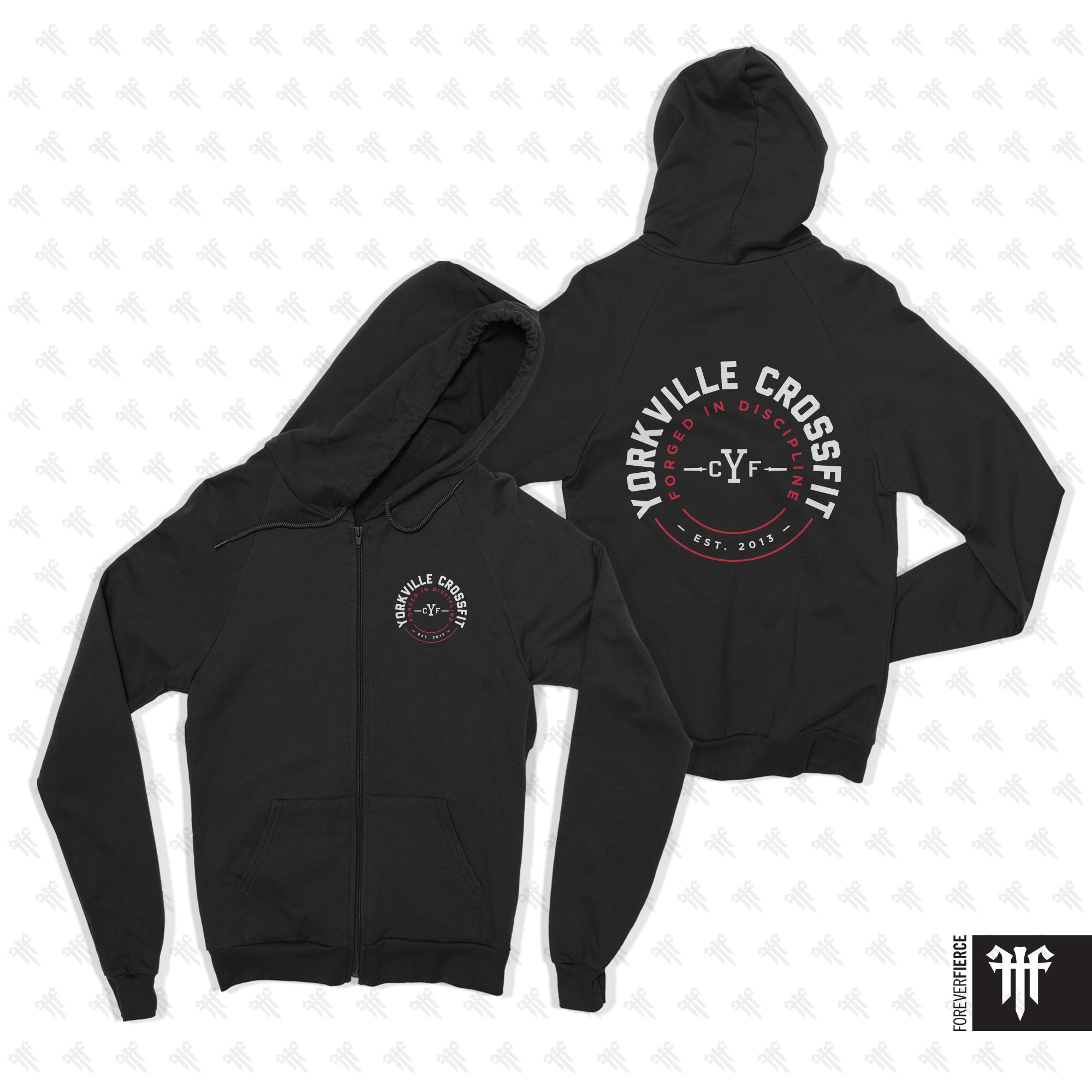 Yorkville CrossFit October 2025 Full-Zip Hoodie