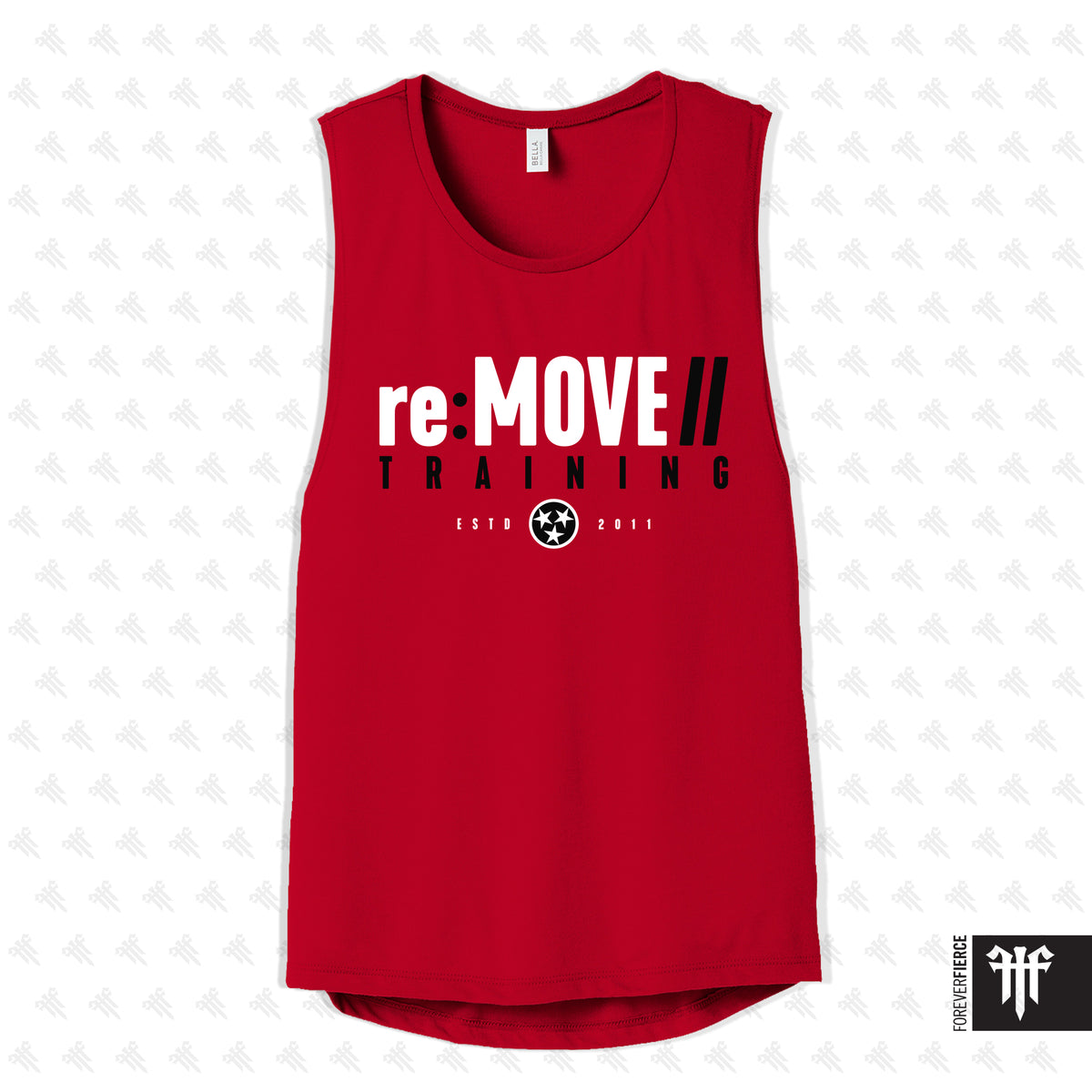 re:MOVE Training August 2026 Red Womens Muscle Tank - Red