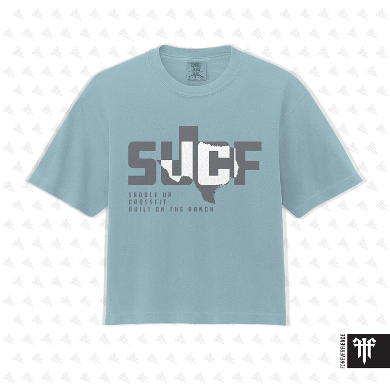 Saddle Up CrossFit October 2026 Womens Boxy Tee