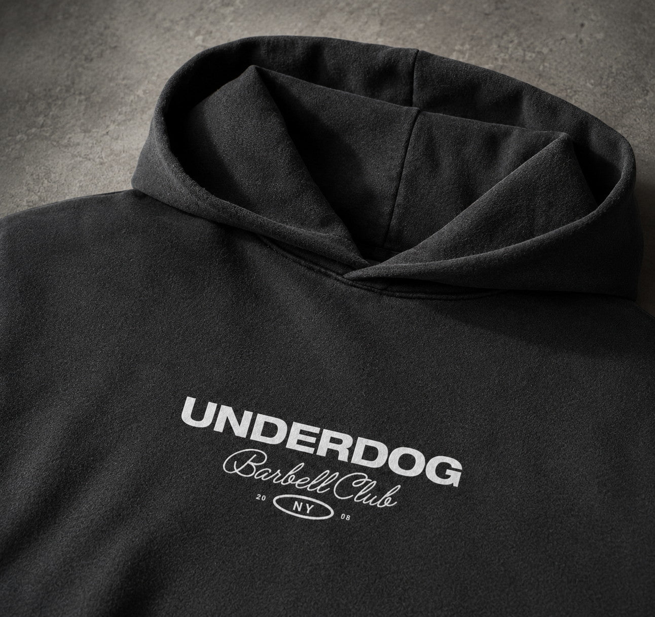 Design example: hoodie embroidery close-up